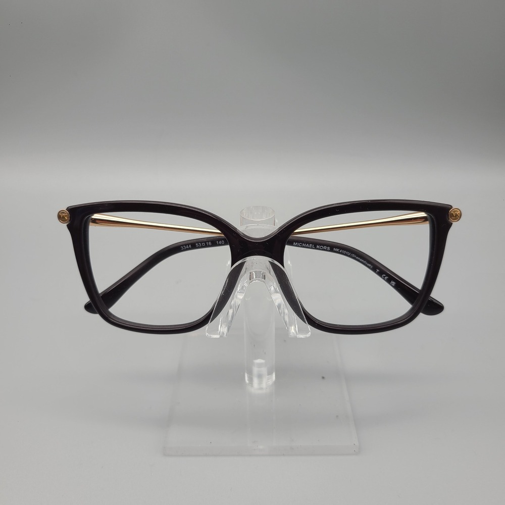 Michael Kors MK4101U Shenandoah Cat Eye Eyeglasses Plum Gold 3344 53-16-140